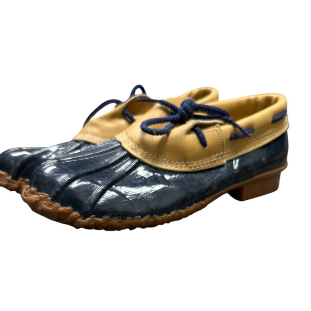 Vtg Rubber Duck Bean Boot Moccasins Size 8 Gorpcore Coastal Preppy Heritage Boat